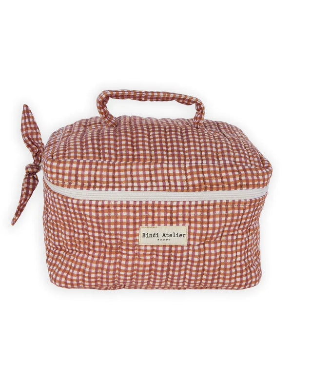 Quilted Handle Vanity Pouches
