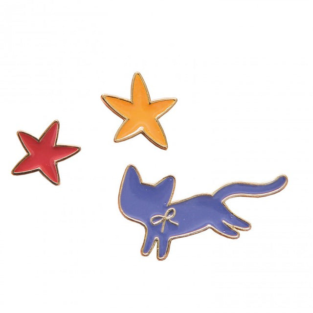 Set Of 3 Cat Pins