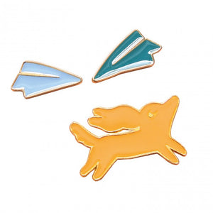 Set Of 3 Dog Pins