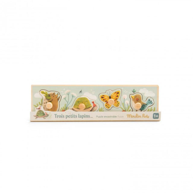 Trio Animal Wooden Puzzle