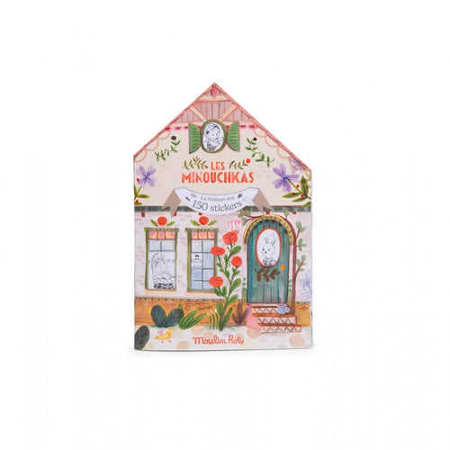 Les Minouchkas House shape Colouring Book