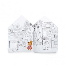 Load image into Gallery viewer, Les Minouchkas House shape Colouring Book