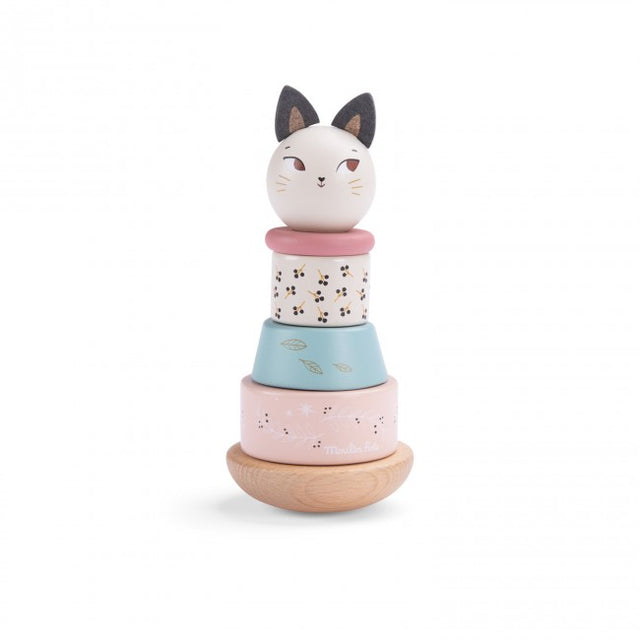 Après La Plui Stacking Wooden Cat
