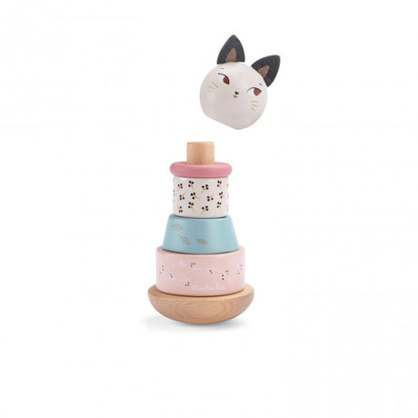 Après La Plui Stacking Wooden Cat