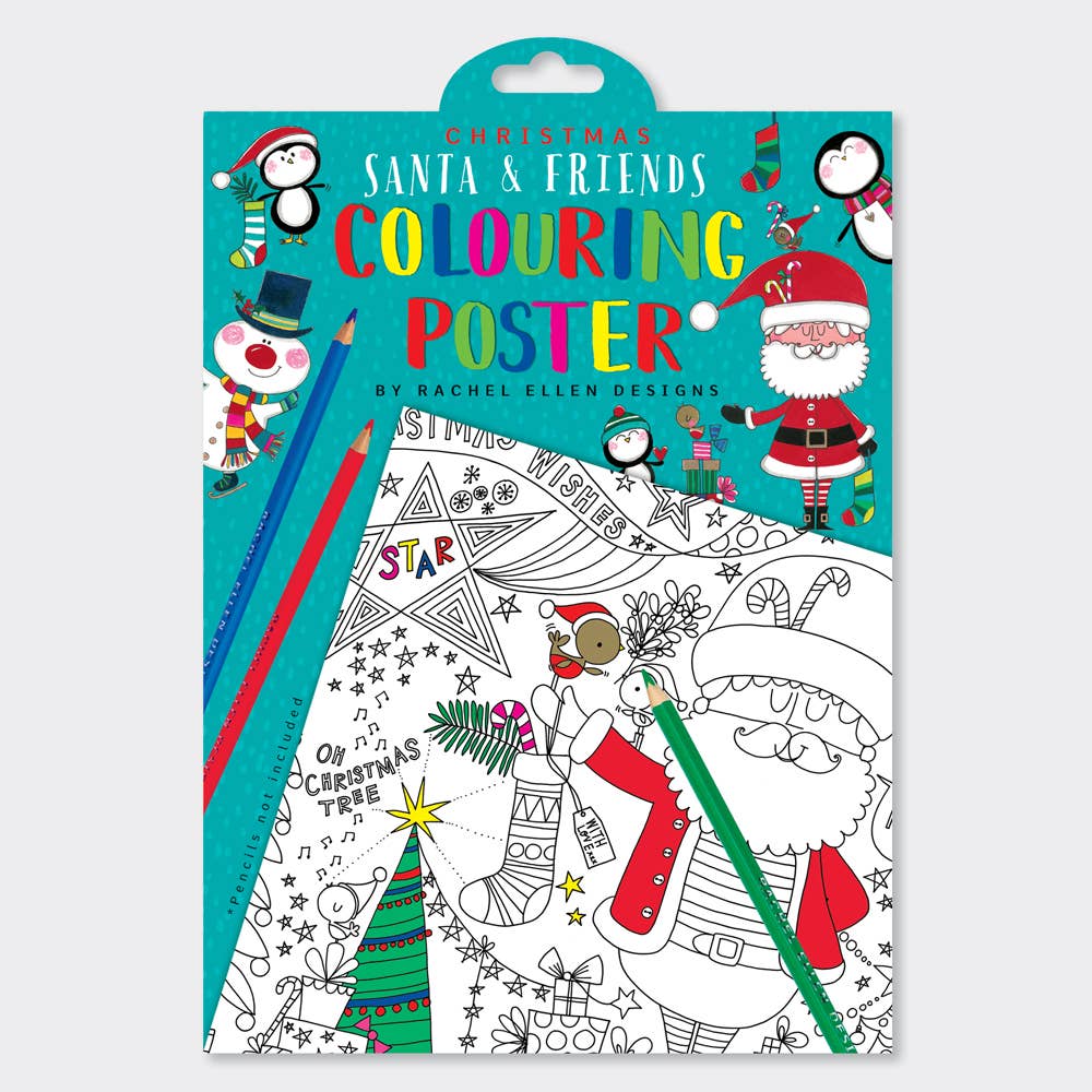 Christmas Colouring Poster