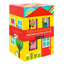 Load image into Gallery viewer, Peek A Boo House Stacking Blocks