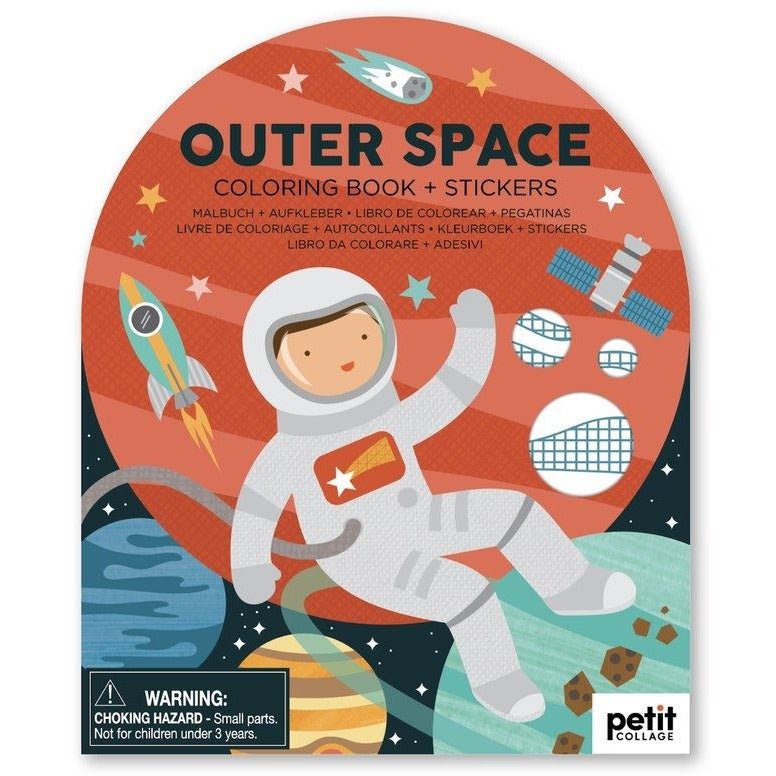 Outer Space Colouring Sticker Book
