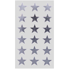 Load image into Gallery viewer, Large Silver Star Stickers