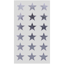 Load image into Gallery viewer, Large Silver Star Stickers