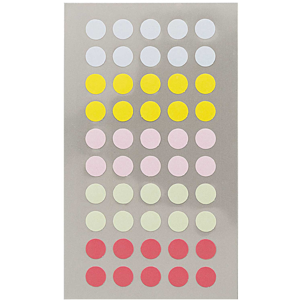 Pastel Dot Stickers
