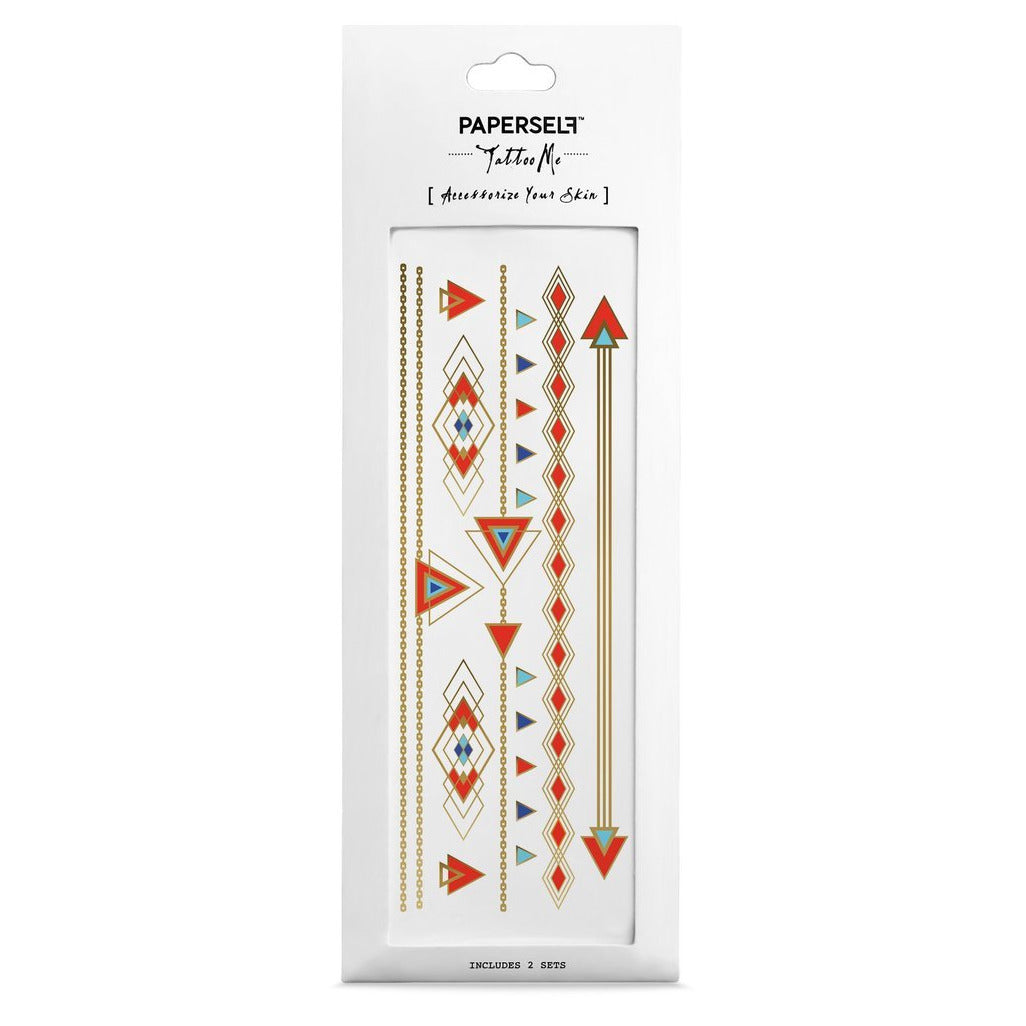 Temporary Tattoos Aztec Deco