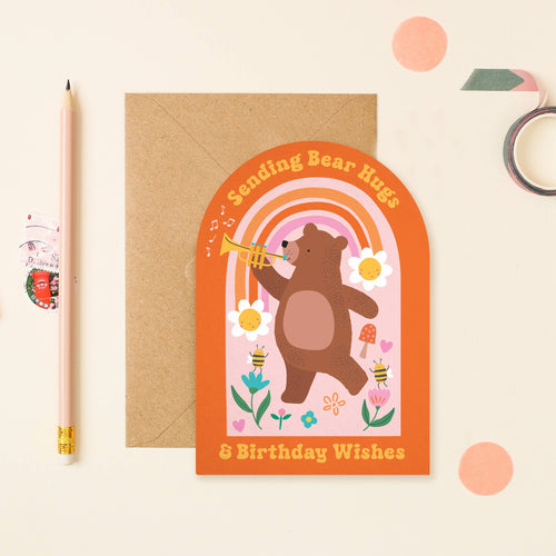 Bear Hugs Birthday Card