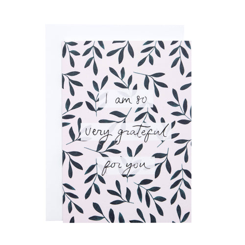 So Very Grateful Greeting Card