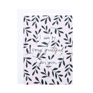 So Very Grateful Greeting Card