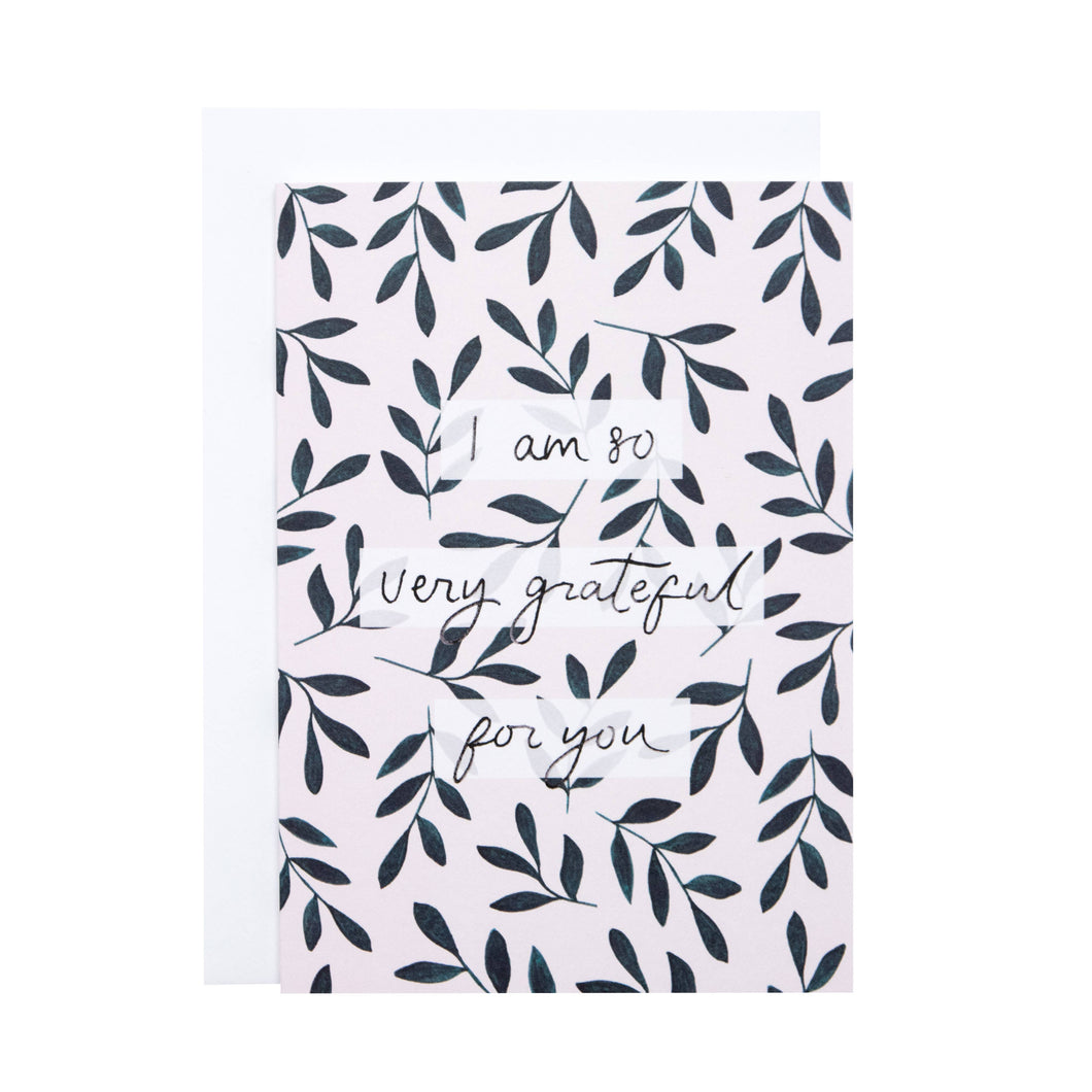 So Very Grateful Greeting Card