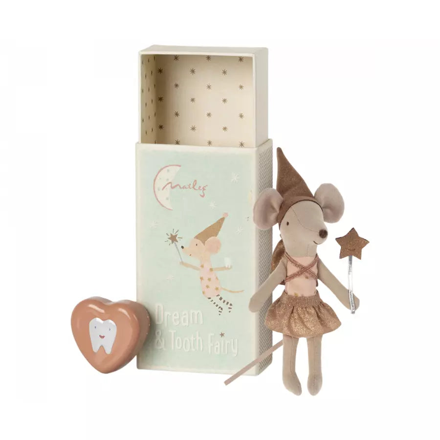 Rose Tooth Fairy Mouse In Box