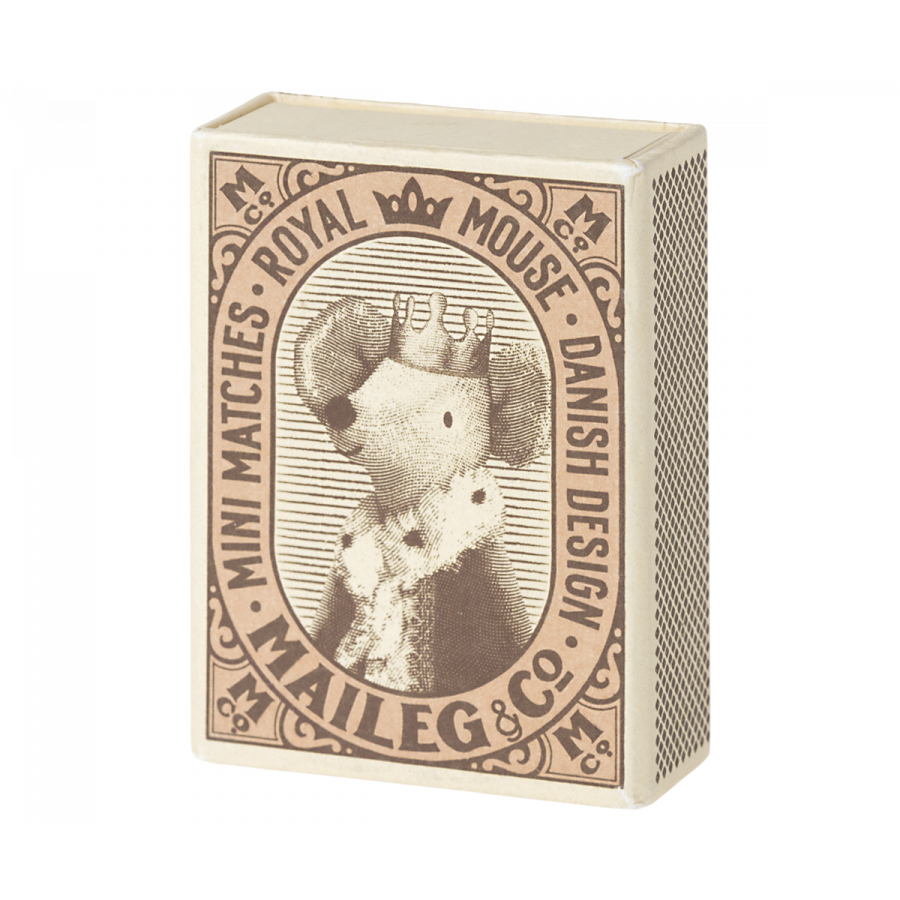 Rose Royal Sleepy Wakey Baby Mouse In Matchbox