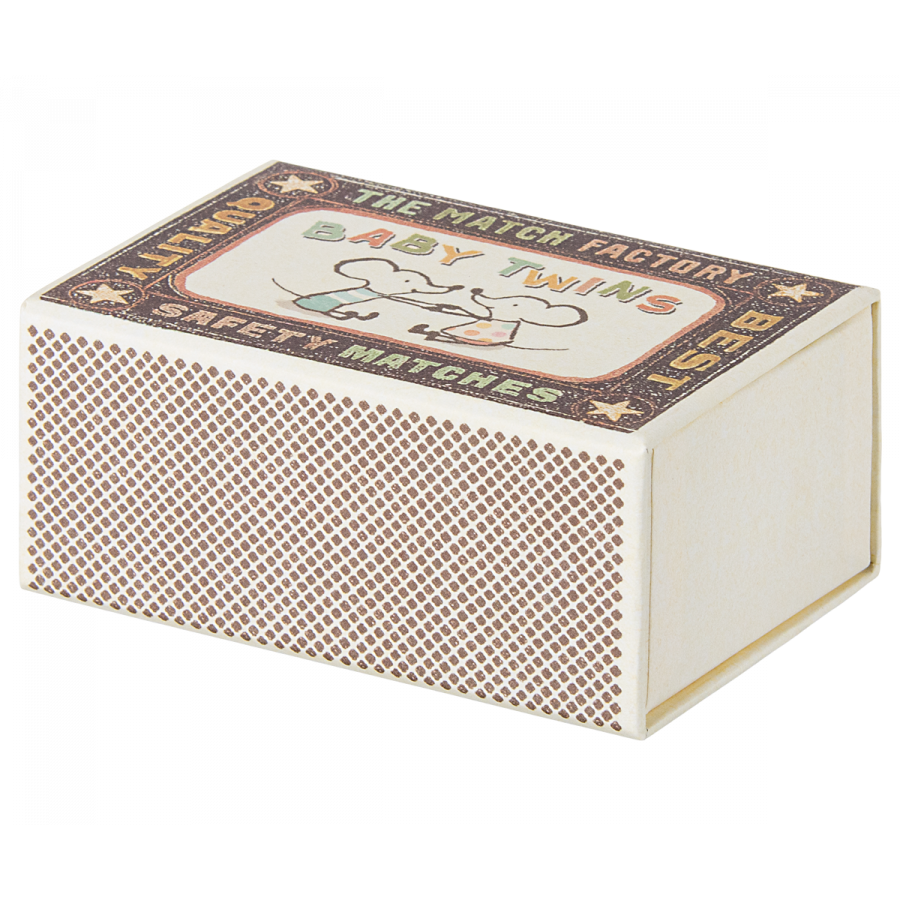 Twins Baby Mice In Matchbox