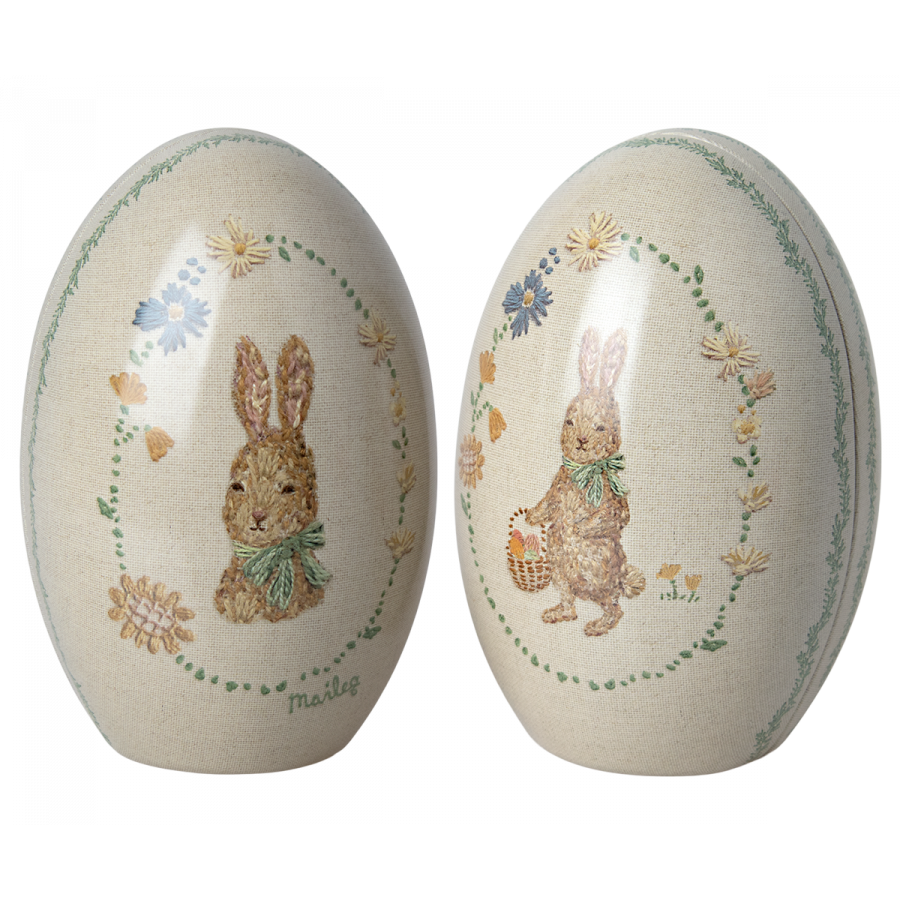 Blue Large Easter Egg Tin