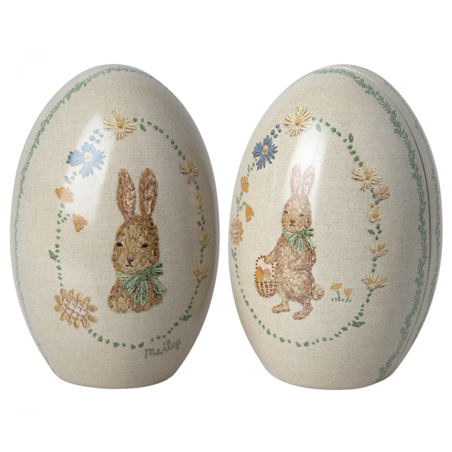 Blue Large Easter Egg Tin