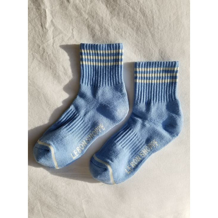 Girlfriend Socks: Parisian Blue