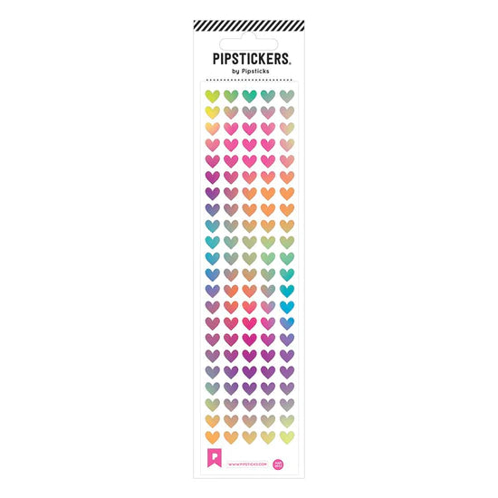 Fuzzy Heart Stickers