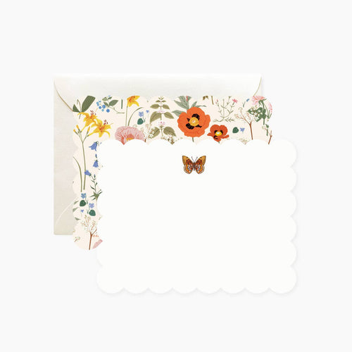 Set of 4 Wild Flowers Notecards