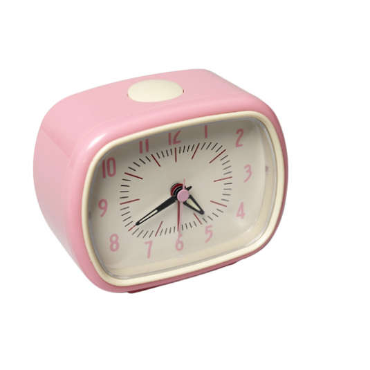 Pink Retro Alarm Clock
