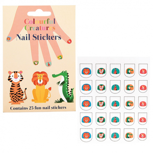 Colourful Creatures Nail Stickers