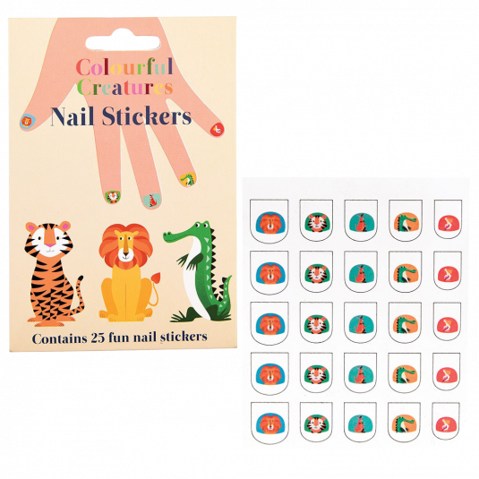 Colourful Creatures Nail Stickers