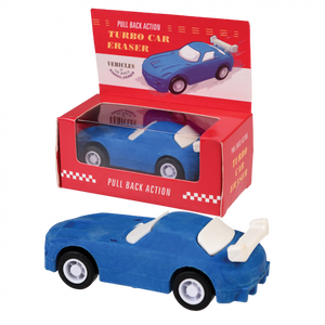 Blue Pull Back Super Car Eraser