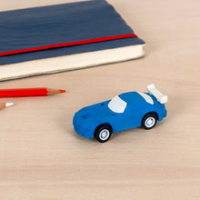 Load image into Gallery viewer, Blue Pull Back Super Car Eraser