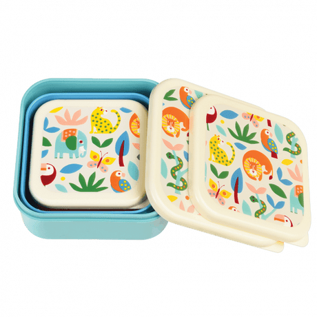 Set Of 3 Wild Wonders Snack Boxes