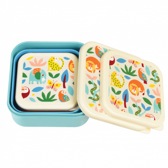 Set Of 3 Wild Wonders Snack Boxes