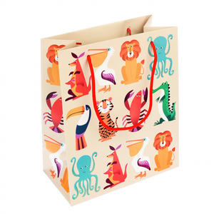 Medium Colourful Creatures Gift Bag