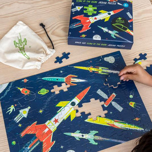 Space Age Glow In The Dark Jigsaw Puzzle