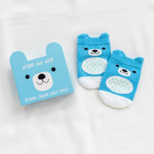 Bruno Bear Baby Socks