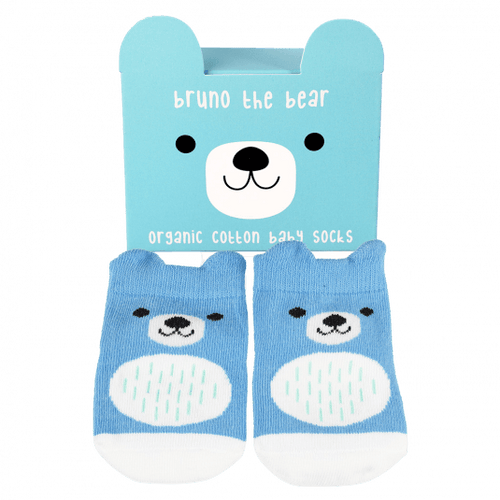 Bruno Bear Baby Socks