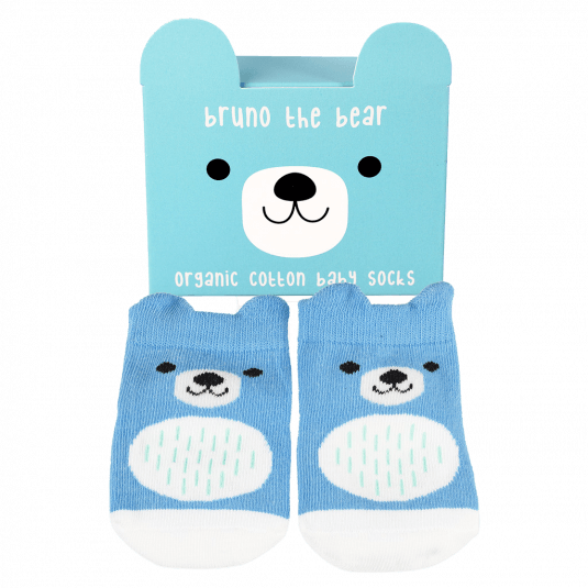 Bruno Bear Baby Socks