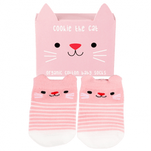 Load image into Gallery viewer, Cookie Cat Baby Socks