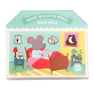Mouse In A House Puzzle 100 Pieces