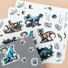 Load image into Gallery viewer, Prehistoric Land Dinosaur Stickers