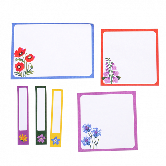 Wild Flowers Sticky Notes