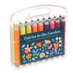 Fairies In The Garden Felt Tip Stamp Pens