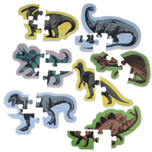 Load image into Gallery viewer, Prehistoric Land Set Of Seven Dinosaur Puzzles