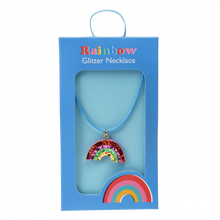 Load image into Gallery viewer, Rainbow Glitter Necklace