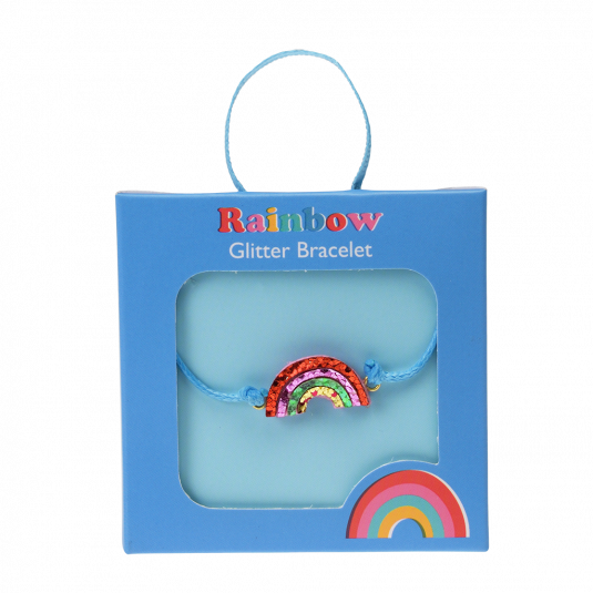 Rainbow Glitter Bracelet