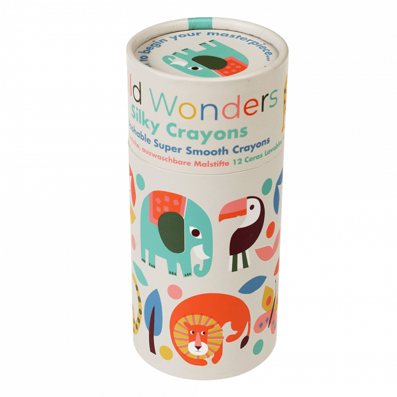 Wild Wonders Silky Crayons Set Of 12