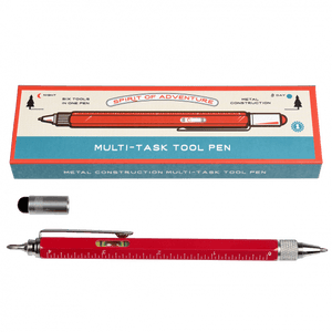 Red Multi Task Tool Pen