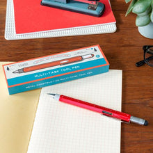 Load image into Gallery viewer, Red Multi Task Tool Pen